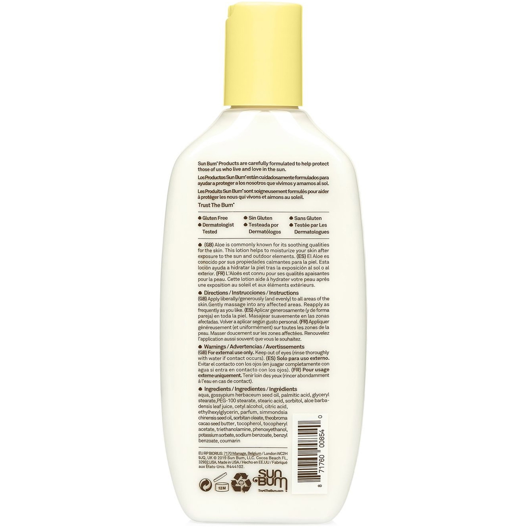 2026 Sun Bum After Sun Cool Down Lotion 237ml SB322433